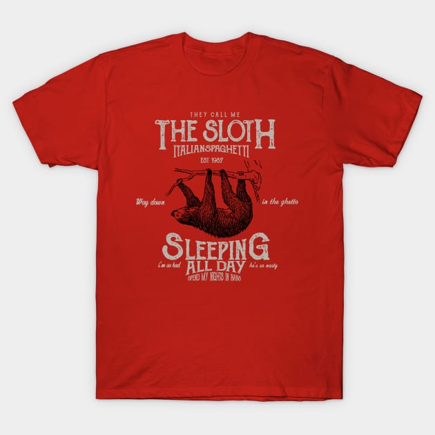 The Sloth T-Shirt by Cactux